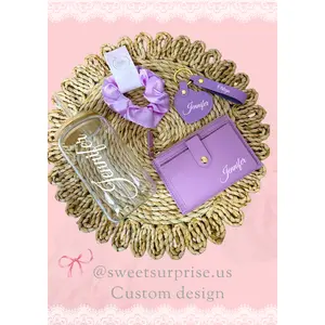 Satin Personalized Tumbler Gift Set, Festive Home & Party Supply for Her