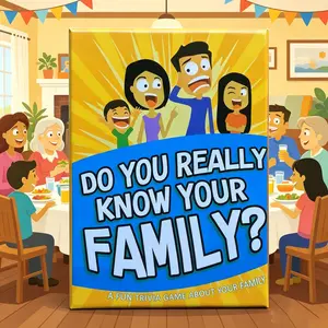 Fun Family Bonding Card Game Hilarious Question and Challenge Game for Family Reunions and Game Nights