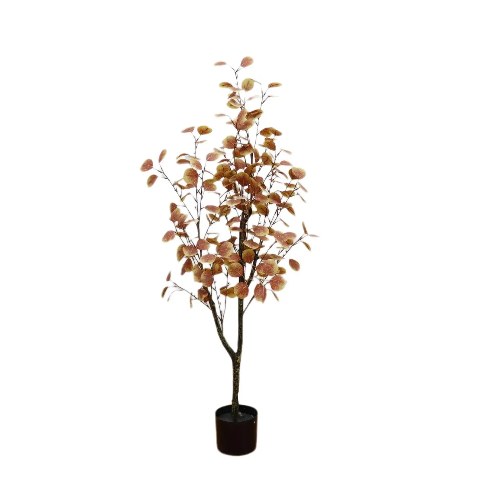 Garvee Artificial Eucalyptus Plant with Pot, Decorative Indoor Plant, Office Greenery, Potted Tree, Room Decoration, 120 cm Tall