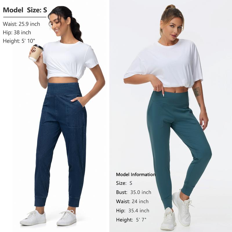 THE GYM PEOPLE Joggers for Women Lightweight Athletic Leggings Tapered Relaxed Slim Fit Lounge Jogger Business Casual Pants Sweatpants work outfits #TikTokShopHolidayHaul