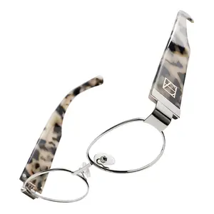 「TIJN-Iconic-Melisha」Funky Metal Glasses for Women Lightweight Comfortable Style for Daily Use Eyeglasses Blue Light Blocking Glasses Fashionable Frames