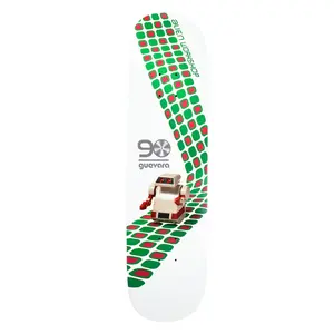 Alien Workshop Skateboard Deck Guevara Artificial Intelligence Twin White 8.25" x 32.25"