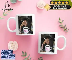 [SALE UP TO 50% + FREE SHIP]  Distressed Black Doll Face Meme Mug, Viral Internet Mug ,Cringy Mug, Funny Doll Graphic Mug, Distressed Vintage 90s Mean Doll Face, Doll Mug