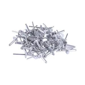 Large Flange Blind Rivets, Aluminum,Flange Diameter 3/16" (4.8mm)  Pop Rivets Assortment Kit Blind Rivet