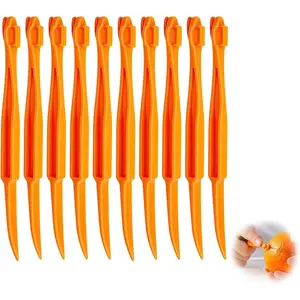 10 count Orange Peeler Tools- Easy Orange &  Fruit Peel  Vegetable Slicer Fruit Tools