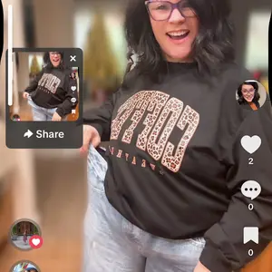 Halara Mid Rise Denim Print French Terry Casual Sweatpants Jeans with Pockets