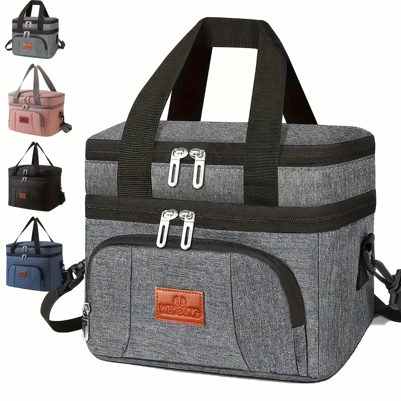 1 X Oxford Cloth Insulated Bag Multi-purpose Insulated Bag Multi-purpose Lunch Box Bag Practical Snack Bag Food Bag Portable Insulated Bag Food Takeaway Bag