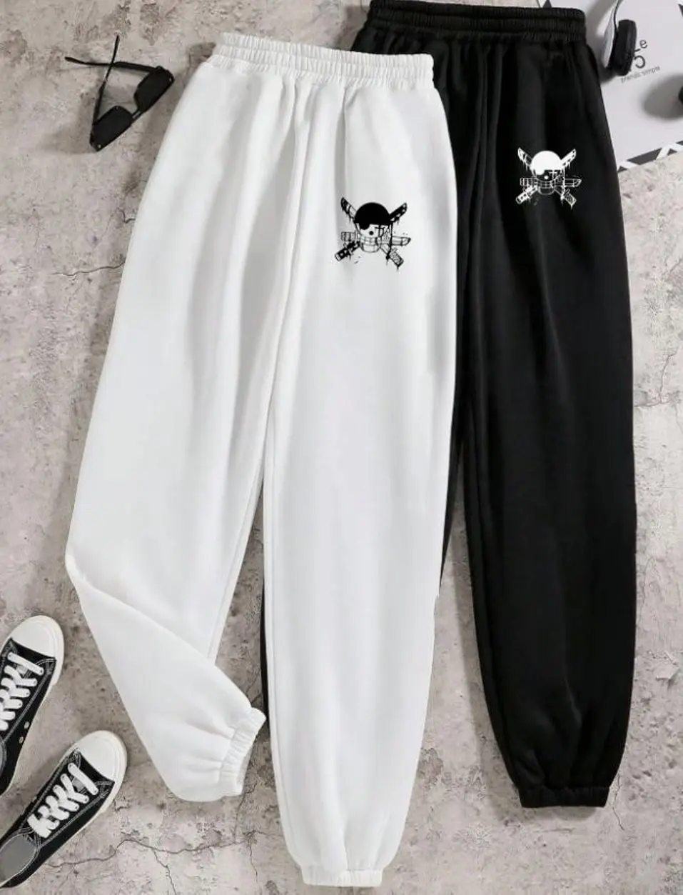 #OnePieceee Roronoa Zoro Sweatpants, Anime Graphic Joggers, Unisex Casual Pants, Fan Merchandise Apparel, Trendy Top Sweatpants, Unisex Cotton Graphic Casual Sweatpants, Gift For Fan, Men and Women, Best Gift SS 9W6O0
