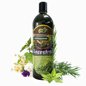 Shampoo Fortalecedor Ancestral Strengthening Herbal Shampoo 1L  - 33 Fl Oz| Botanical Formula with Espinosilla, Ginkgo Biloba, Chamomile, Rosemary, Nettle & Verbena | Stimulating, Deep Scalp Cleanse & Shine-Enhancing
