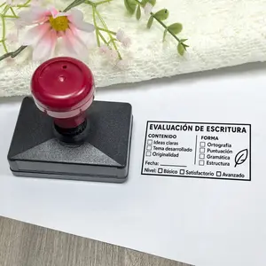 Writing Assessment Spanish Grading Stamp, Written Expression Correction, Structure and Grammar Evaluation, Clear Reading Thoughts, Ink