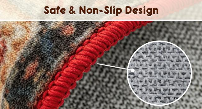 Shilucheng 2x10 Runner Rug Hallway Kitchen Runner Washable Non Slip Durable Waterproof Pet Kid Friendly Stain Resistant Easy to Clean Vacuum Friendly Affordable