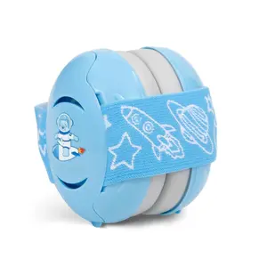 P-HPS022   Baby Earmuffs – Noise Cancelling Headphones for Infants 0-3 Years, Soft Comfortable Ear Protection for Sleeping,Travel,Flights (Blue). Blocks Loud Sound for Peaceful Rest
