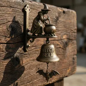 New Witch Welcome Doorbell, Unique Design, Perfect for Halloween Decorations, Stylish Home Accessory, Ideal Gift Idea