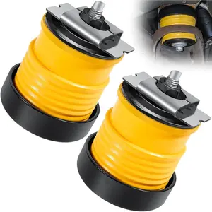 924-066  Mount Bushing Kit for  F250 F350 F450 F550 Super Duty 2008-2016 2WD 4WD Polyurethane  Cab Mounts & Steel Sleeves & Hardware  Position 2 3 4 (Yellow 2 count)