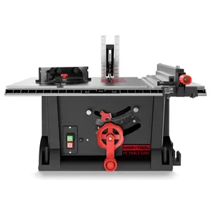 15Amp Portable Table Saw 10 inch, 4600RPM Compact Tablesaw with 36T Blade, 90°Cross Cut & 0-45°Cutting, Multifunctional Benchtop Saw for DIY Furniture Making Woodworking Multiple Large Tool  Summervibes outdoorfun Set Household Cordless High Power