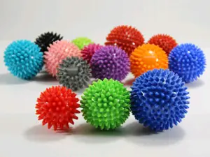 Hard thorn massage ball hand holding thorn ball touch training ball pvc acupressure massage ball yoga ball