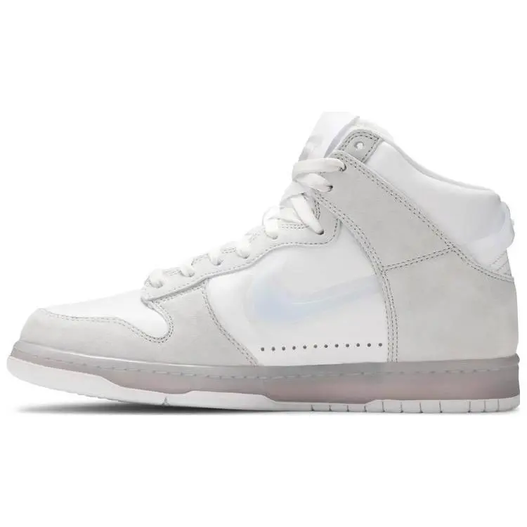 Nike Dunk High Slam Jam White Pure Platinum Durable Non-slip Skate Shoes Unisex DA1639-100