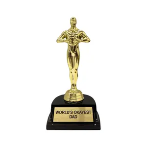 World's Okayest Dad Trophy 7"