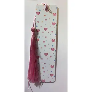 Pink Heart Bookmark