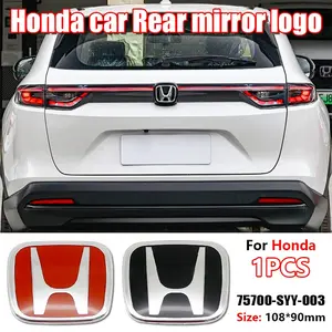Honda 75700-Syy-003 Front & Rear Emblem Set, Replacement Grille Trunk Logo for Civic X Gen 9.5 Accord, Car Accessories