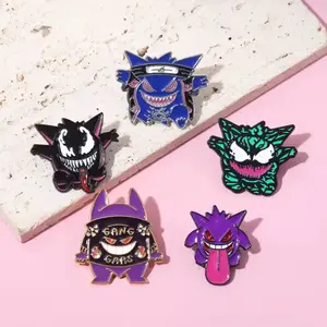 Pokemon Gengar Enamel Pins Collection (5 Pieces)