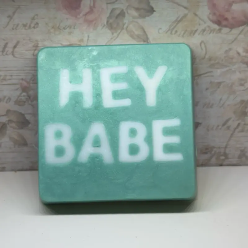 Lather Your Vibe- “HEY BABE” - Men’s Scented Silver Fox Scented-handmade Soap