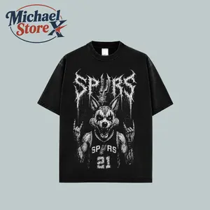 Spurs Nation Style Black Metal Graphic T-Shirt Sweatshirt Hoodie, Basketball Fans Apparel,  Graphic Vintage Basketball Tee, Basketball Streetwear, Gift For Basketball Fan Graphic Tee