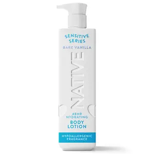 NATIVE Sensitive Series Body Lotion – 48HR Hydration with Ceramides, Vitamin B3 & Shea Butter