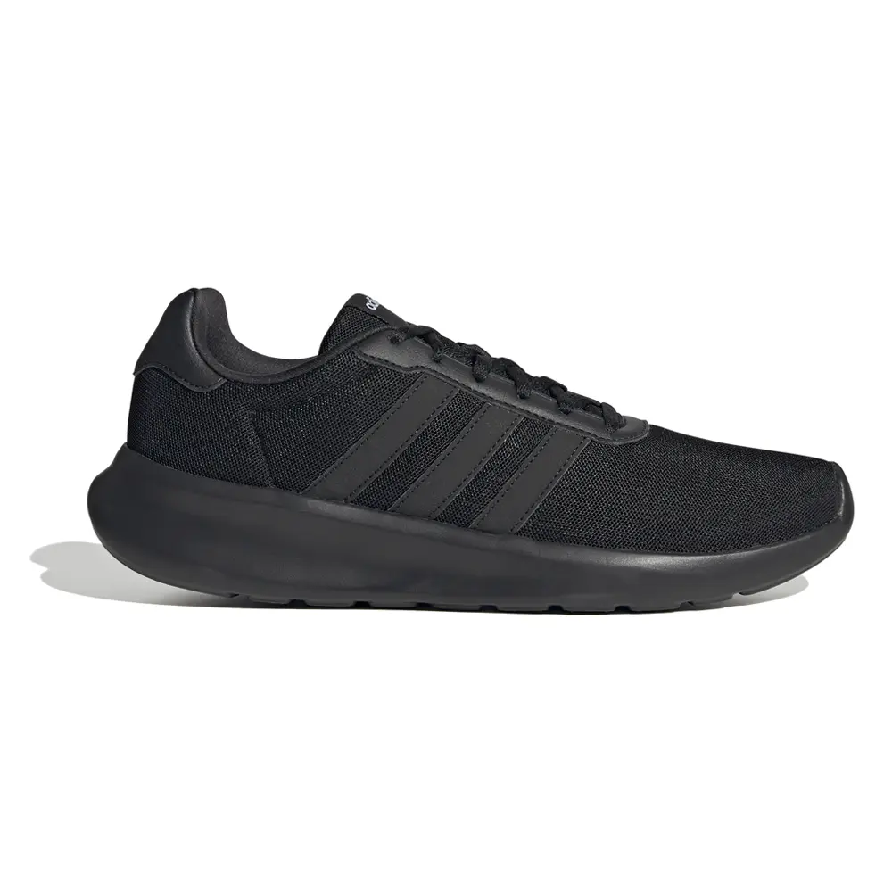 adidas Mens Lite Racer 3.0 Running Sneakers Shoes - Black