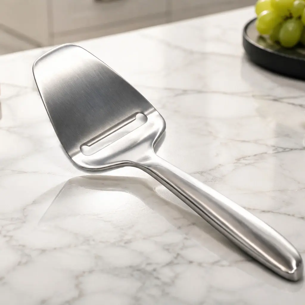 Premium Stainless Steel Cheese Plane Slicer, Easy Cheese Cutter for Perfect Thin Slices, Kitchen Gadget for Cheddar Parmesan Cheese, Perfect for Cheese Boards and Home Cooking