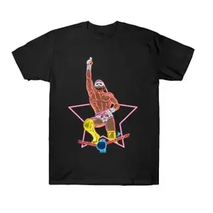 Macho man top rope neon color T-Shirt S - 3XL Cool Lightweight Fitted Printed Design T-Shirts Nature