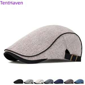 2026 Hat Sunscreen Hat Sunshade Hat Spring and Summer Men's Forward Hat Duck Tongue Hat Versatile Beret Women's Fashion Newspaper Child Hat