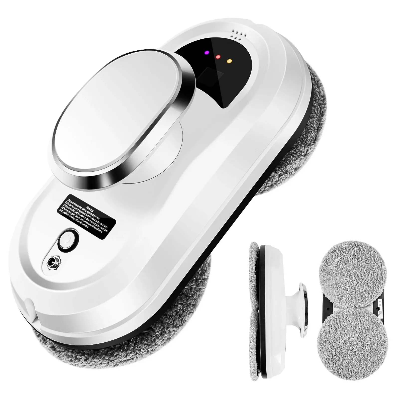 Vremota Smart Window Cleaning Robot with Safety Rope & 4M Cord