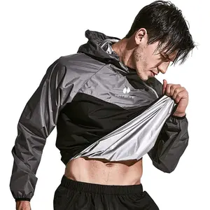 Sauna Suit for Men Sweat Sauna Jacket Pant Gym Workout Sweat Suits