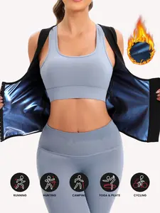 Women's Shapewear Sauna Suit Waist Trainer, Adjustable Sweat Vest for Summer Workout Fat Burning, Winter Warm Underwear Fashion