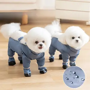 Pet Dog Shoe Gaiters Adjustable Suspender Boots And Booties Versatile Wrap Around Pants And Dirt Proof Pet Pants For Going Out