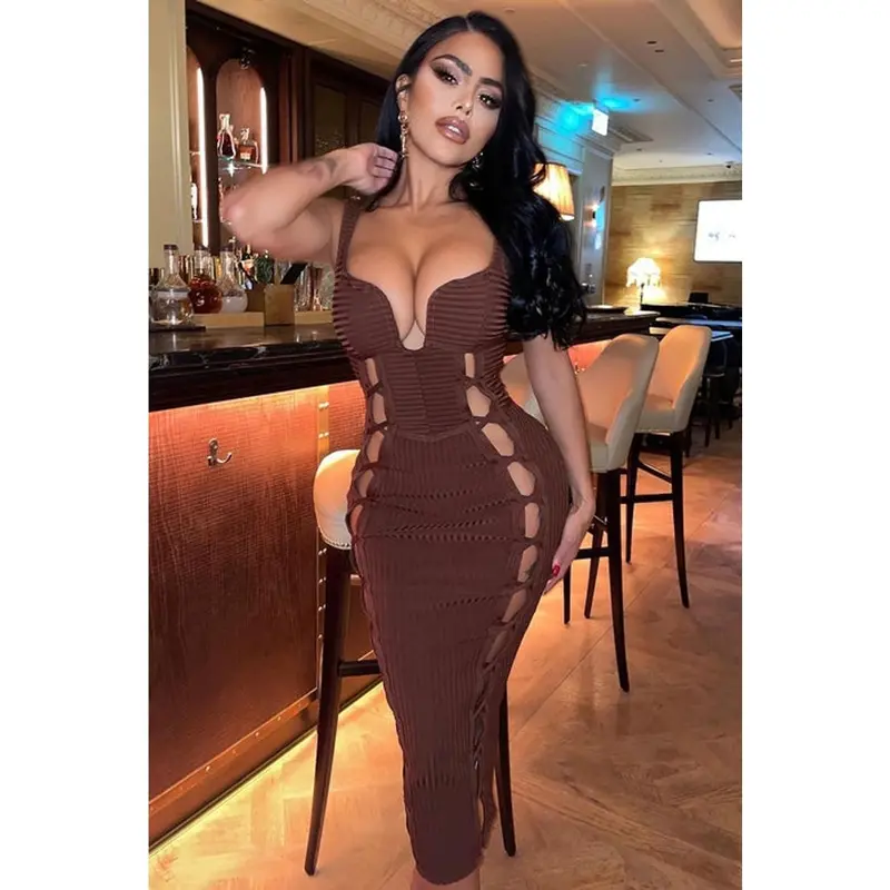 bandage midi dress - TikTok Shop