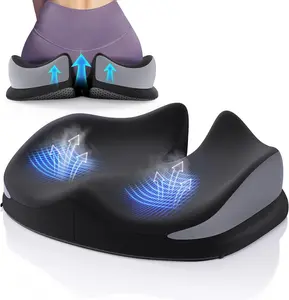 Large Memory Foam Seat Cushion for Office Chair Coccyx Pain Relief Non-Slip Pad for Car Wheelchair Sciatica Ergonomic Design