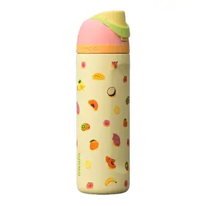 Owala FreeSip Stainless Steel Water Bottle - Just Ripe Edition, 2026 Summer Washable Reusable Hydrate Gift, Kitchenware Drinkware Tumbler