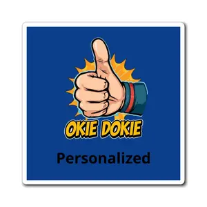 Okie Dokie Thumbs Up Magnets | Personalized Refrigerator Magnet