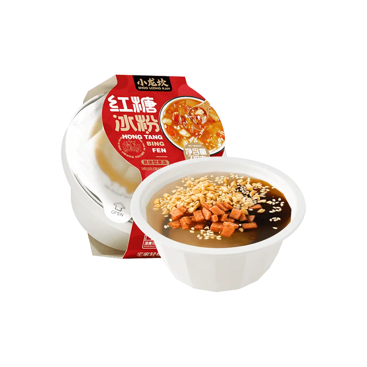 XIAOLONGKAN 2 Pack 0 Fat Brown Sugar Ice Powder 7.4 oz Ready to Eat Summer Dessert