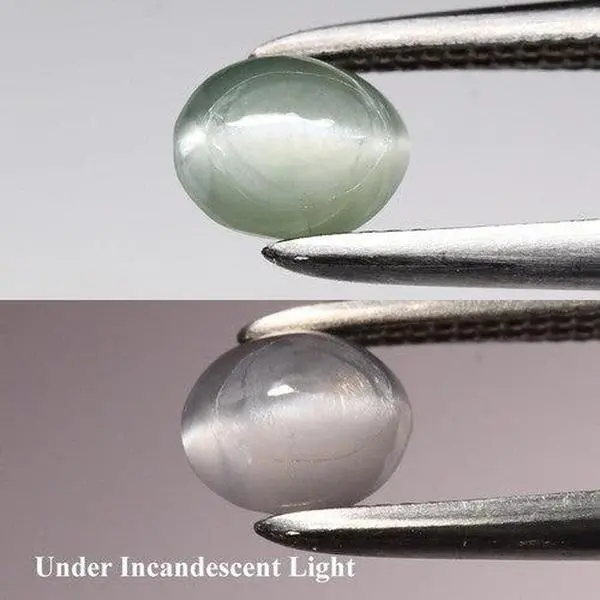 0.56ct ETW Earth-Mined Cat's Eye Alexandrite – Oval Cabochon, Unheated
