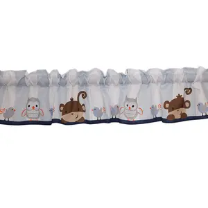 Bedtime Originals Mod Monkey Window Valance