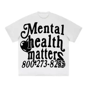 Men's Mental Health Matters 100% Cotton Graphic T-Shirt I9G