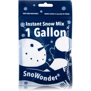 Instant Snow Fake Artificial Snow - Ideal for Making Cloud Slime, Mix Makes 4 litres of Fake Snow