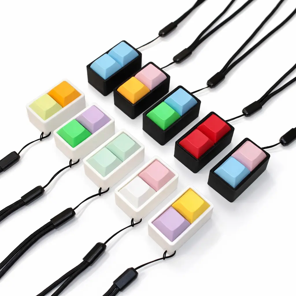 2-Key Mechanical Keyboard Fidget | Customize Your Colors and Switches ...