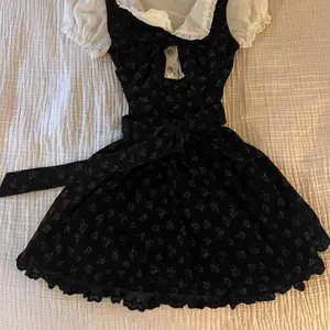 Floral Print Mock Two-Piece Shirtdress | Vintage Cottagecore A-Line Dress with Slimming Waist Casual Womenswear