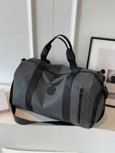 Minimalist Solid Color Duffel Bag, Large Capacity Business Travel Bag, Portable Commuting Bag, Simple Casual Travel Bag for Travel, Short-distance Business Trips