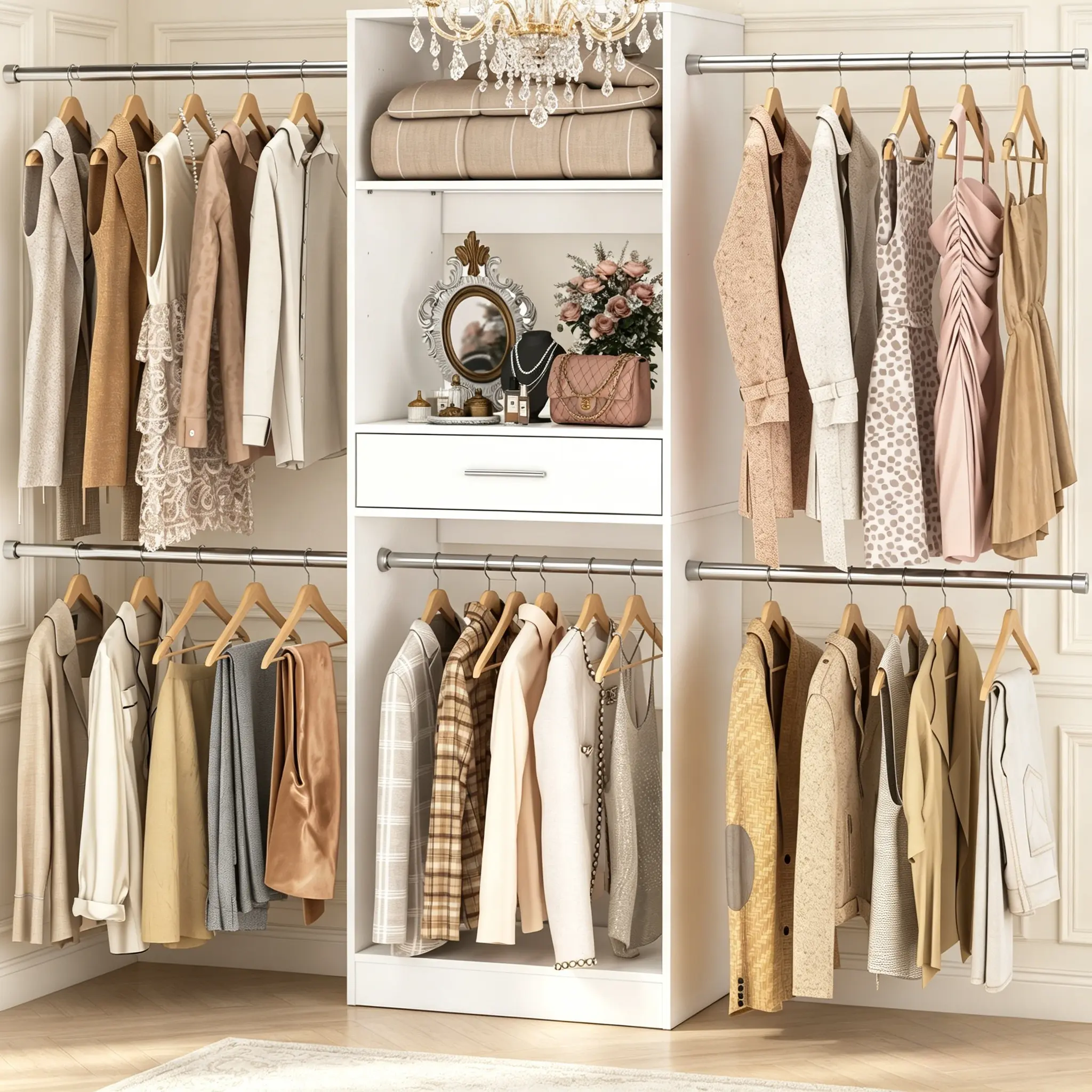 maki’s closet Amazon.com: MOGELAFOO 83 Inch Wide Portable Closet Wardrobe