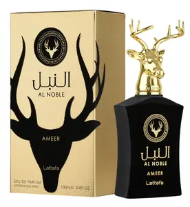 Lattafa Al Noble Ameer Eau De Parfum Spray for Unisex, 3.4 Ounce